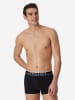 Schiesser Retro Short / Pant 95/5 Cotton in Grau / schwarz