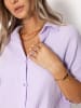 SASSYCLASSY Musselin Bluse mit Zugband in Flieder