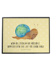 Mr. & Mrs. Panda schreibtischunterlage Schnecke Sir mit Spruch in Gelb Pastell