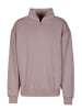 HONESTY RULES Sweatwear " Quarter Zip " in mud