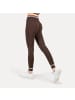 SMILODOX Leggings Miriel in Dunkelbraun