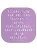 Mr. & Mrs. Panda Tassenuntersetzer Spruch Innere Ruhe mit Spruch in Lavendeltraum