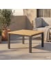home24 Loungetisch Aviel in Grau / Braun
