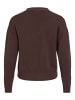 Vila V-Neck Knit Cardigan in Coffee Bean