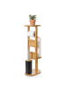 relaxdays WC Garnitur in Natur - (B)30 x (H)80 x (T)18 cm