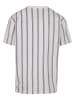 Urban Classics Urban Classics Herren Heavy Oversized AOP Stripe Tee in white/navy