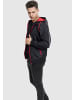 Urban Classics Windbreaker in blk/red