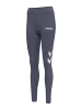 Hummel Leggings Training High Waist Tight Fit Sport Figurbetont in Navy