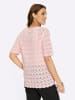 WITT WEIDEN Ajour-Pullover in hellrosé