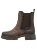 Tamaris WIDE FIT Chelsea Boot in MOCCA CROCO