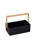 relaxdays Organizer mit Griff in Schwarz