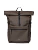 SANDQVIST Stream Rolltop - Rucksack 16" 67 cm (black) in braun