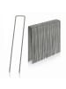 relaxdays 100x Bodenanker in Silber