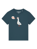 wat? Apparel T-Shirt Moin Seagull in Petrol