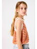 Garcia Strickpullunder Chevron-Muster in off white