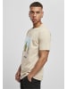 Mister Tee Mister Tee Herren Fucking Life Tee in sand