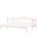 Beliani Kinderbett TULLE in Rosa - (W) 102 x (H) 86 x (L) 209 cm