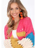 IZIA Cardigan in offwhite multicolor