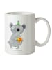 Mr. & Mrs. Panda Mehrwegbecher Koala Geschenk ohne Spruch in Weiß