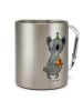 Mr. & Mrs. Panda Metallbecher Koala Geschenk ohne Spruch in Silber