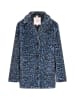 myMo Damen Coat in Blau Schwarz