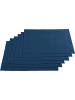 REDBEST Baumwolle Tischset 6er-Pack Seattle in dunkelblau