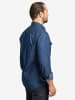 Checker Hemd Dynasty Denim in Dark Blue, Green