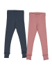 müsli Leggings 2er-Pack in Nostalgia Rose/ Night Blue