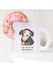 Mr. & Mrs. Panda Teebecher Hund Entspannen mit Spruch in Transparent