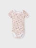 name it Baby Body kurzarm 3er Pack in rose wine
