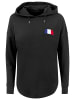 F4NT4STIC Oversized Hoodie France Frankreich Flagge Fahne in schwarz