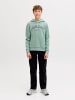 JACK & JONES Junior Kapuzenpullover in Mineral Blue