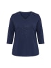 Ulla Popken Langarmshirt in marine