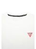 Guess T-Shirt 'SS CN Mini Triangle' in weiß