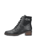 rieker Schnürstiefelette in schwarz