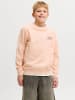 JACK & JONES Junior Sweatshirt in Peach Melba