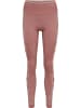 Hummel Hummel Tights Hmlmt Yoga Damen Atmungsaktiv Feuchtigkeitsabsorbierenden Nahtlosen in WITHERED ROSE/ROSE TAN MELANGE