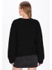 myMo Women Sweater in black red