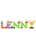 Playshoes Deko-Buchstaben "LENNY" in bunt