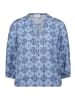 CARTOON Casual-Bluse mit Muster in Blau/Grün