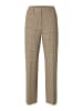 SELECTED FEMME SLWRITA MW Wide Pant Check in Monks Robe