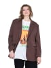 Studio Untold Blazer in schokolade