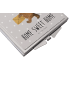 Mr. & Mrs. Panda Handtaschenspiegel quadratisch Bär Zuhause mit ... in Grau Pastell