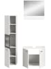 ebuy24 Badmöbelset Boston Weiß 102 x 33 cm