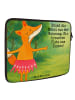 Mr. & Mrs. Panda Laptop Tasche Fuchs Ballerina Design mit Spruch in Weiß