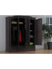 ebuy24 Kleiderschrank New Mexico Dunkelbraun 157 x 57 cm