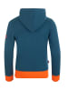 Trollkids Kapuzenpulli "Lillehammer" in Mystik Blau / Orange