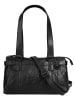 SPIKES & SPARROW Handtasche echt Leder in schwarz