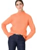 Zero  Pullover mit Stehkragen in Bright Orange Melange