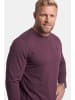 Men Plus Kurzarm T-Shirt in dunkle pflaume